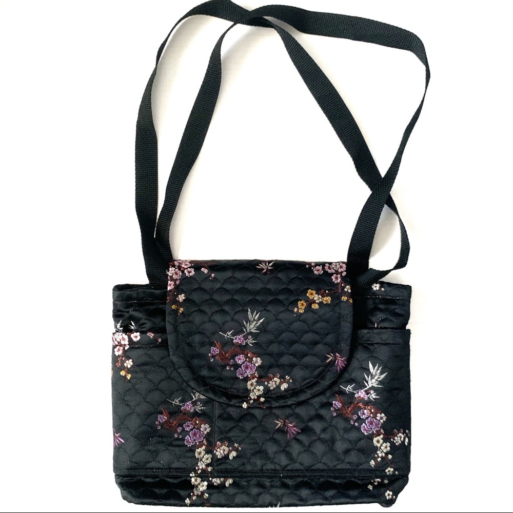 Black Floral Bag Custom Made By Anne’s Creations